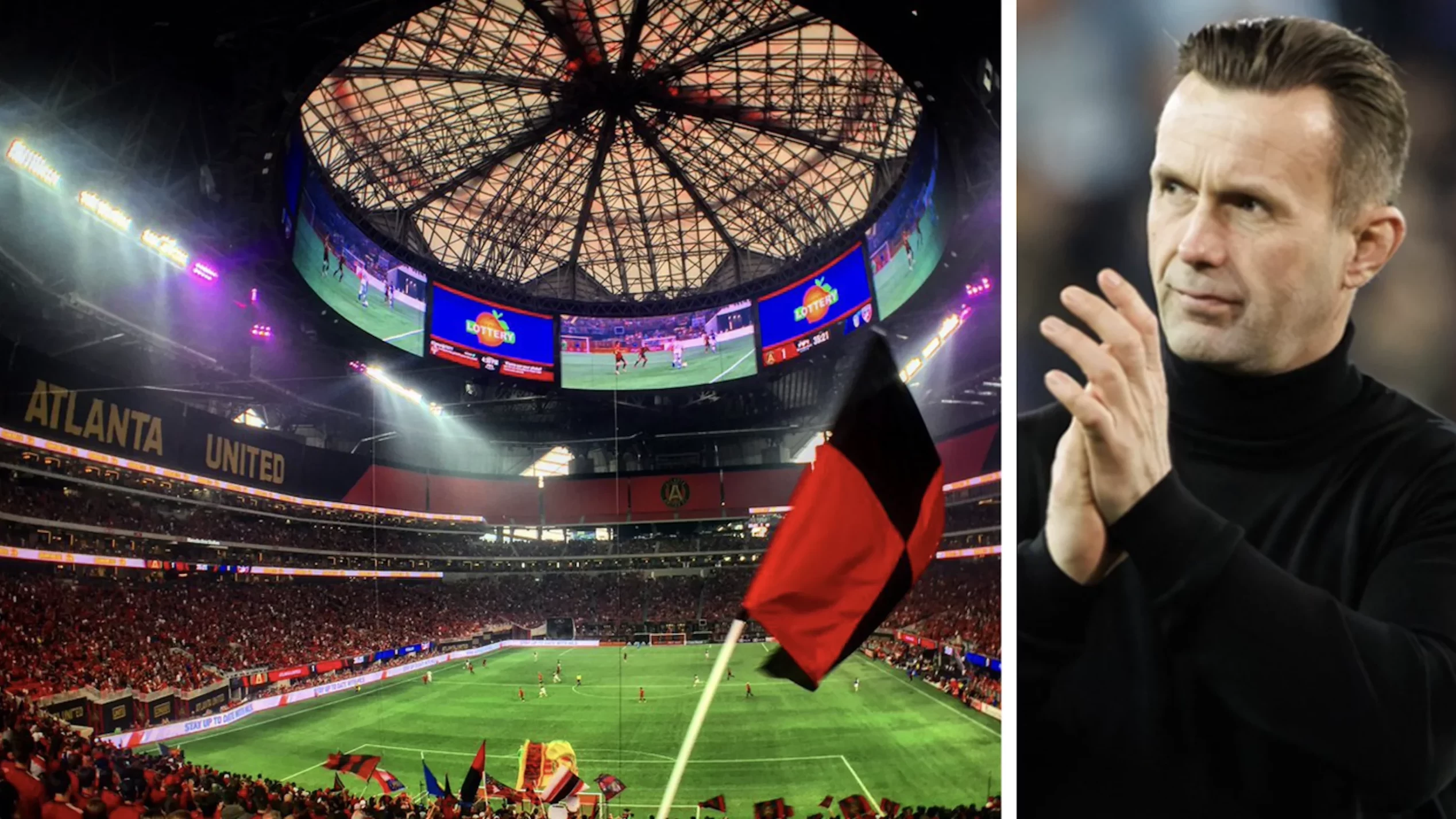 ATLANTA UNITED FC: Mercedes-Benz Stadium.